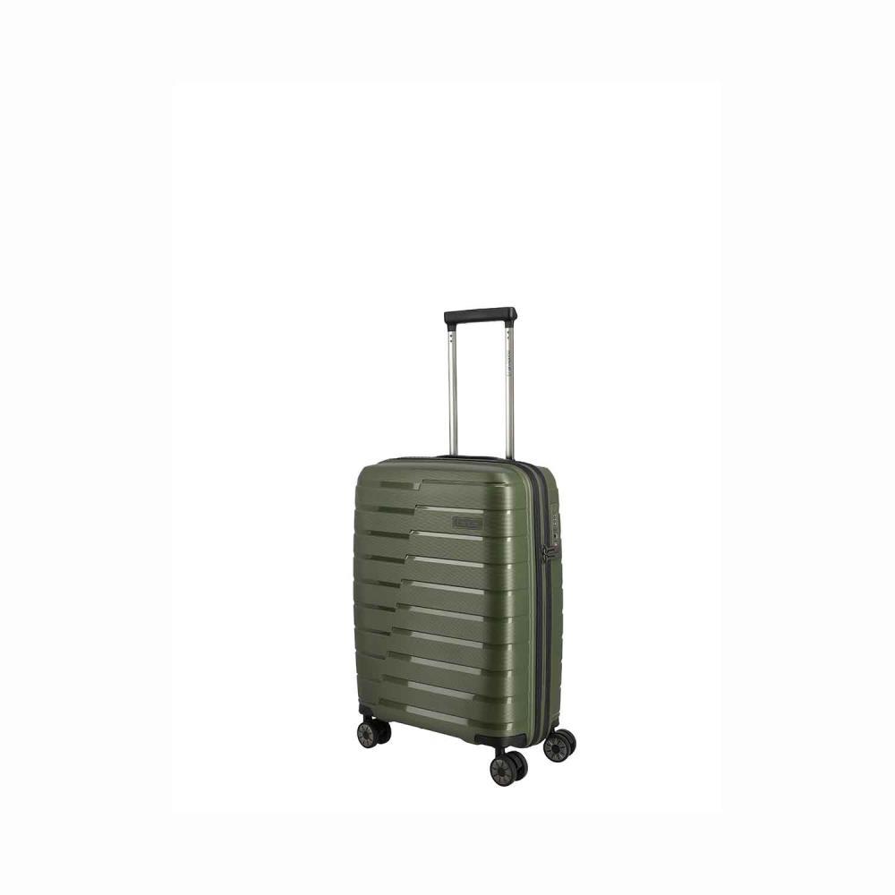 Travelite Air Base Olive 4-Rollen Trolley S 55 cm
