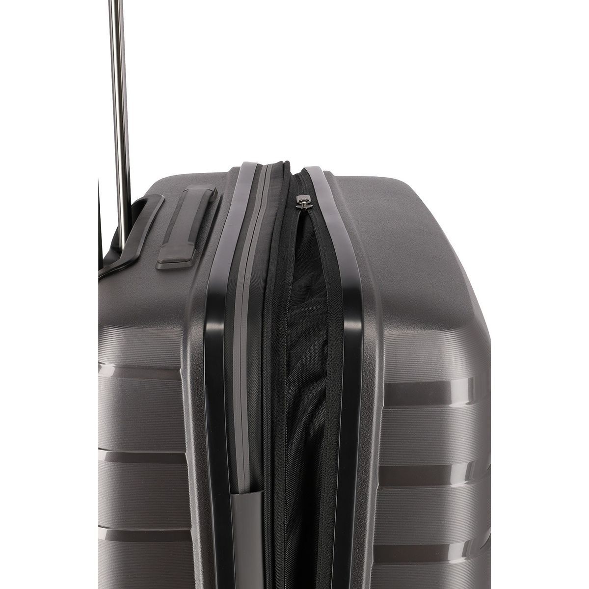Travelite Air Base Anthrazit 4-Rollen Trolley M 67cm