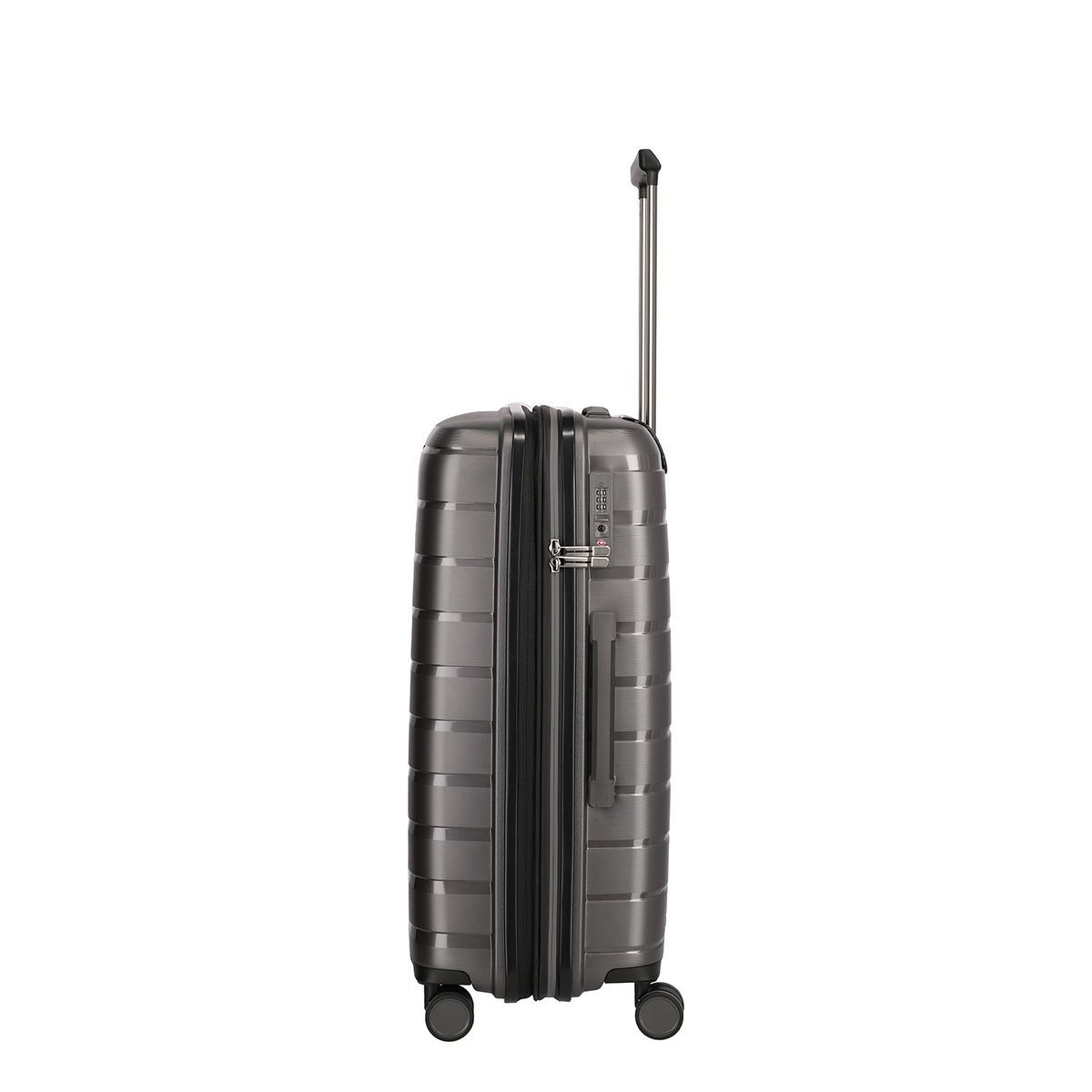 Travelite Air Base Anthrazit 4-Rollen Trolley M 67cm