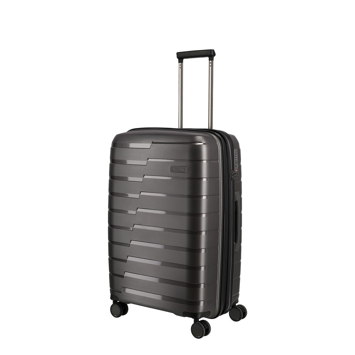 Travelite Air Base Anthrazit 4-Rollen Trolley M 67cm