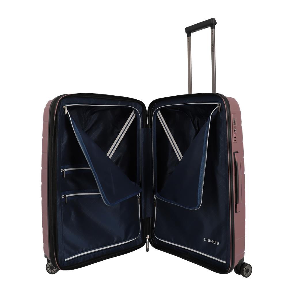 Travelite Air Base Flieder 4-Rollen Trolley M 67cm