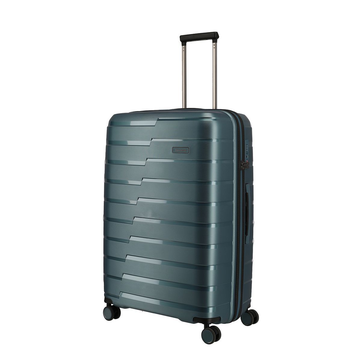 Travelite Air Base Eisblau 4-Rollen Trolley L 77cm