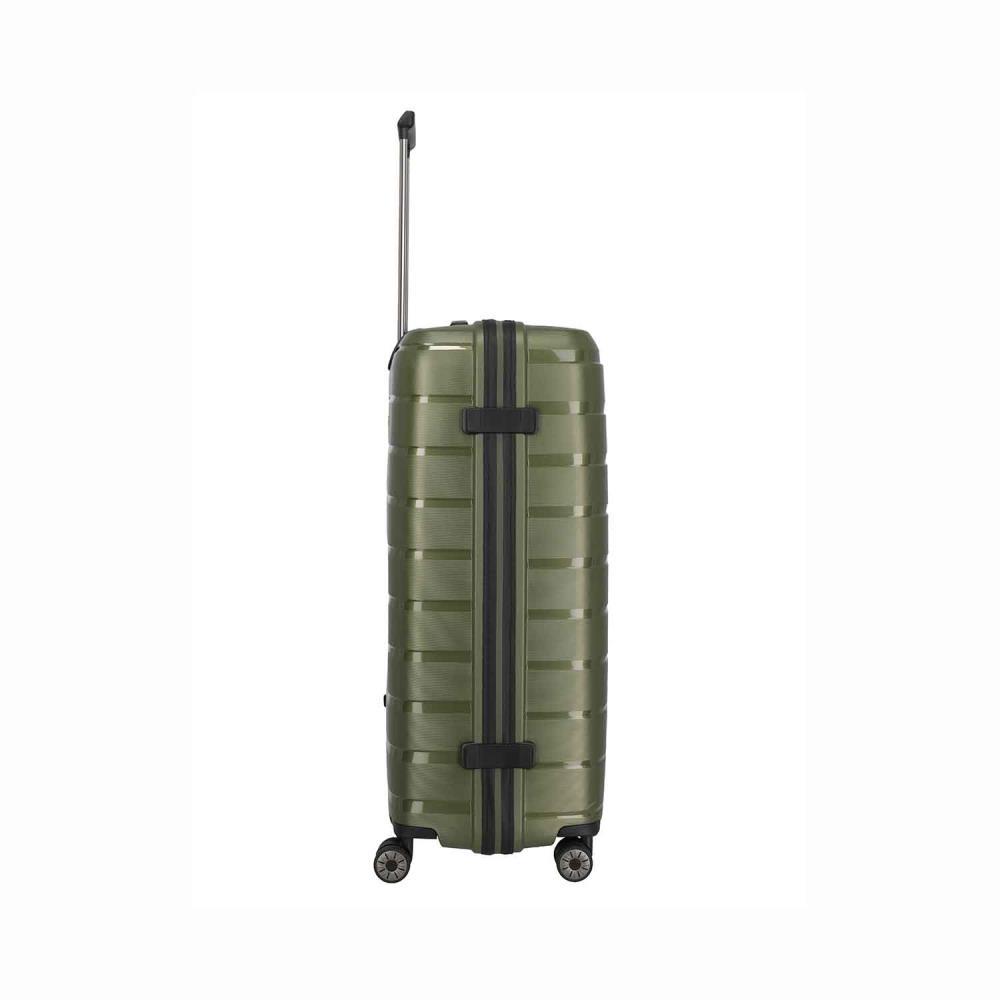 Travelite Air Base Olive 4-Rollen Trolley L 77 cm