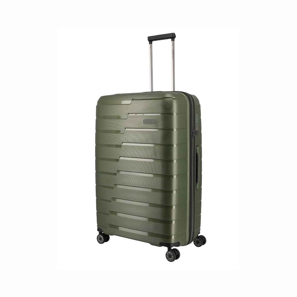 Travelite Air Base Olive 4-Rollen Trolley L 77 cm