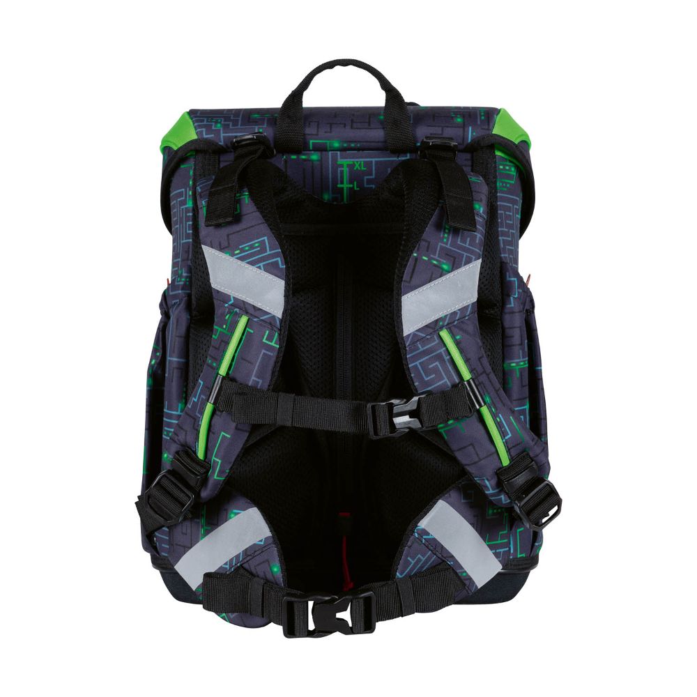 Scout Neo Monster Labyrinth Schulranzen Set 4tlg.