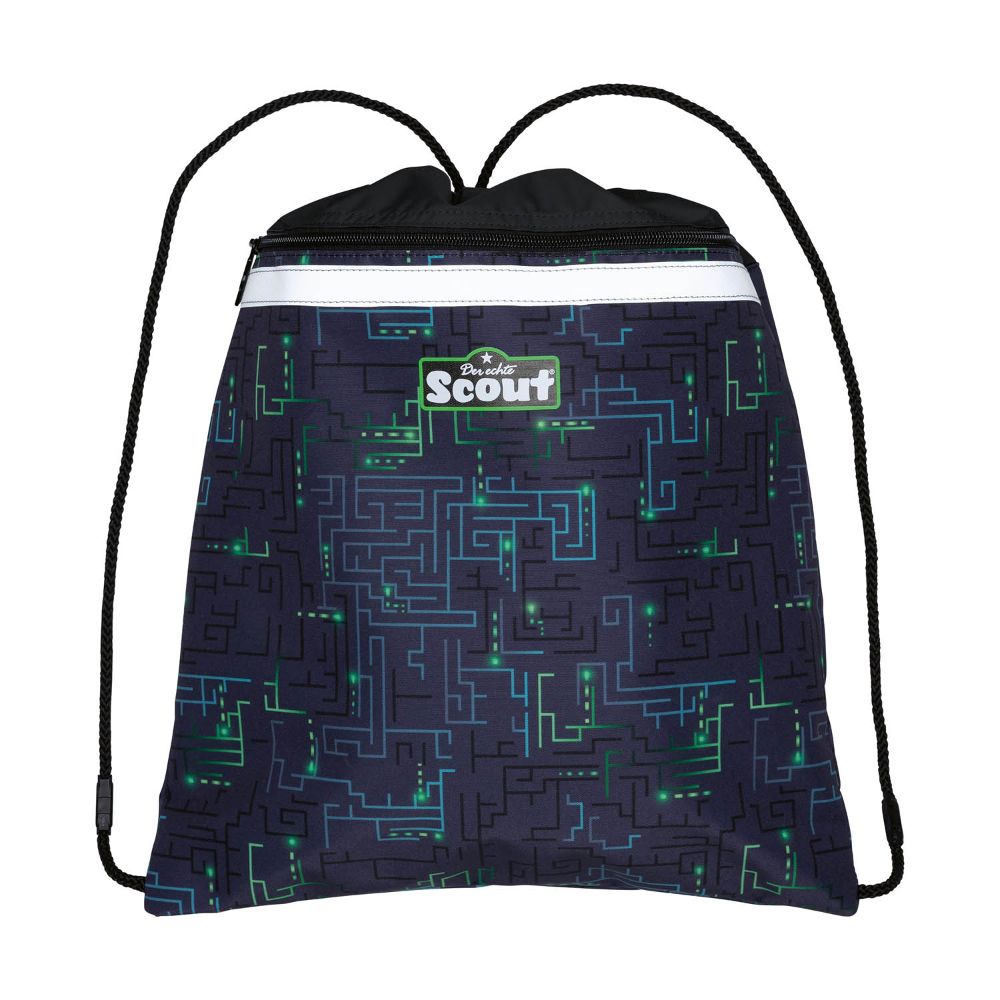 Scout Neo Monster Labyrinth Schulranzen Set 4tlg.