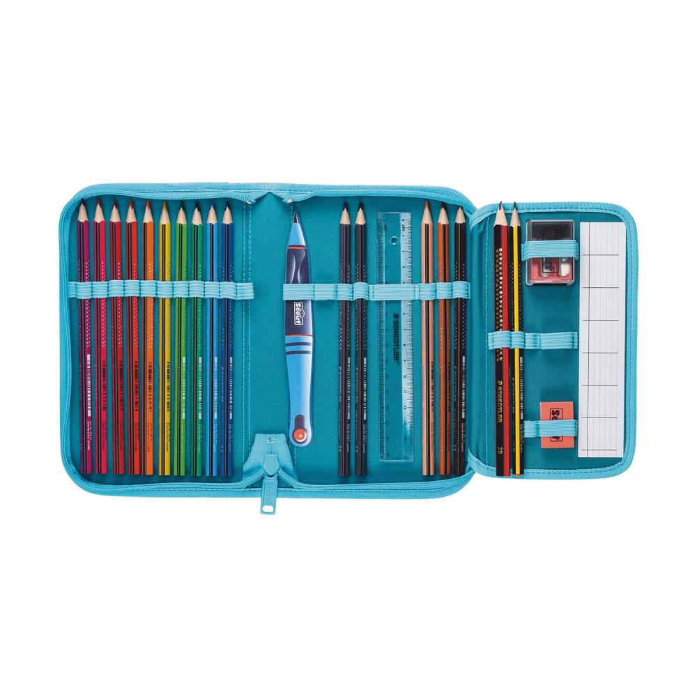 Scout Neo DIN Water Lily Schulranzen Set 4tlg.