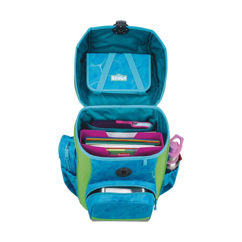 Scout Neo DIN Water Lily Schulranzen Set 4tlg.