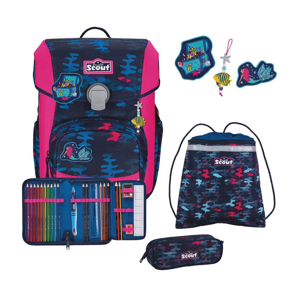 Scout Neo DIN Magic Sea Schulranzen Set 4tlg.