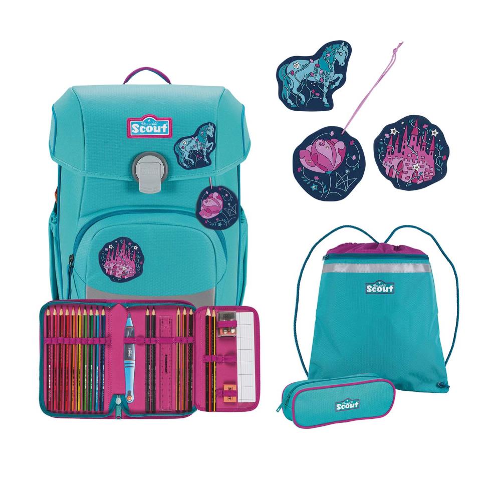 Scout Neo Dreamworld Schulranzen Set 4tlg.