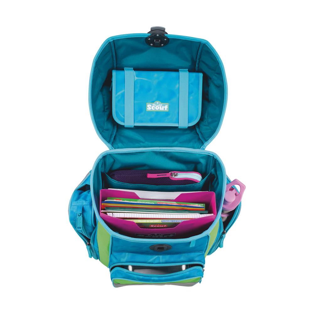 Scout Genius DIN Water Lily Schulranzen Set 4tlg.