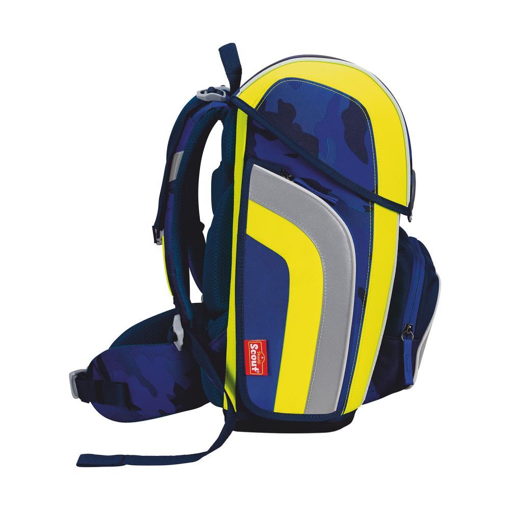 Scout Genius Blue Police Schulranzen Set 4tlg.