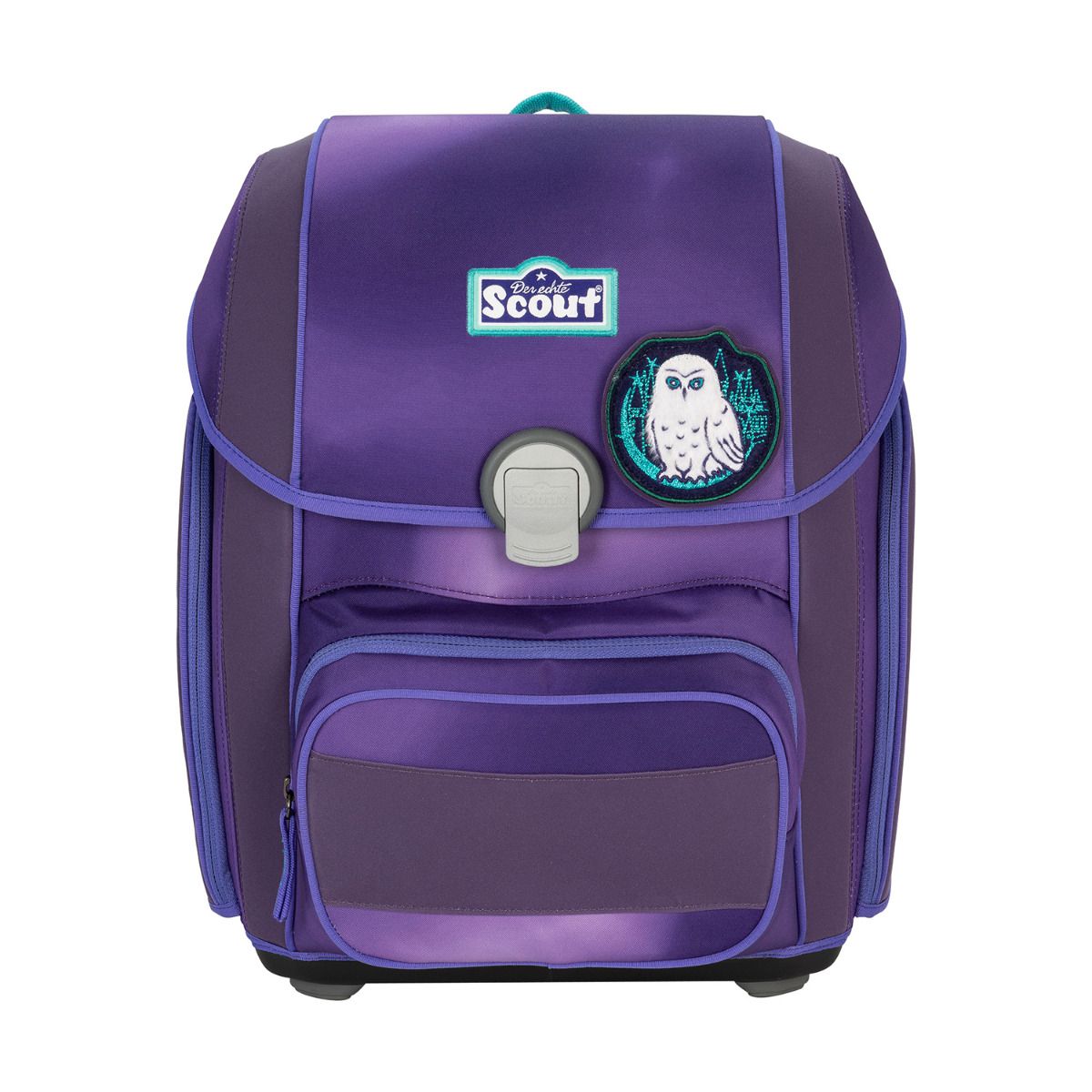 Scout Exklusiv Genius Superflash Purple Magic Schulranzen Set 4tlg.