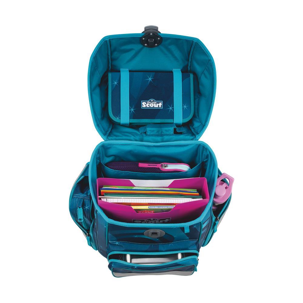 Scout Exklusiv Genius LED Heaven Schulranzen Set 4tlg.