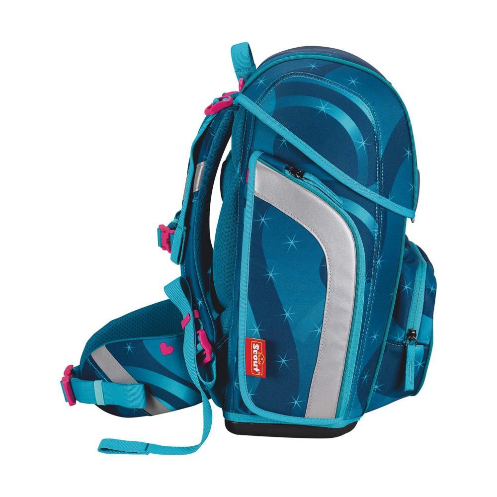 Scout Exklusiv Genius LED Heaven Schulranzen Set 4tlg.