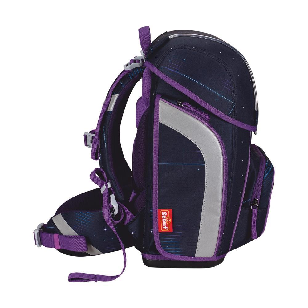 Scout Exklusiv Genius Safety Light Spooky Starlight Schulranzen Set 5tlg.
