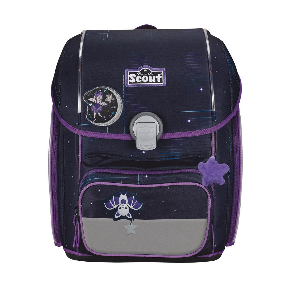 Scout Exklusiv Genius Safety Light Spooky Starlight Schulranzen Set 5tlg.