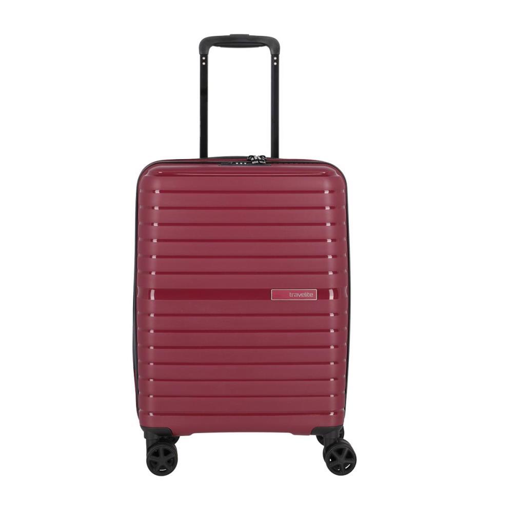 Travelite Trient Bordeaux 4-Doppelrollen Trolley S 55cm