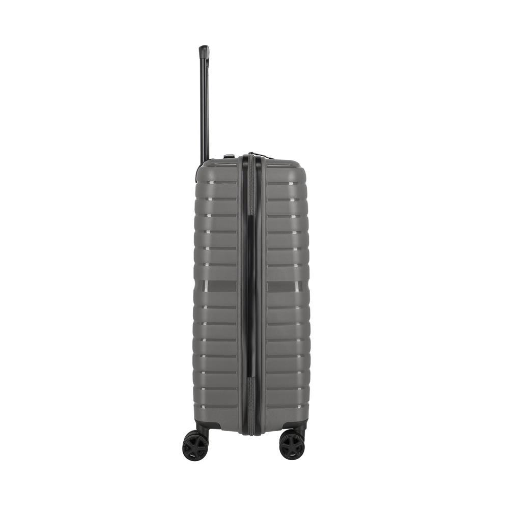 Travelite Trient Anthrazit 4-Doppelrollen Trolley M 66cm