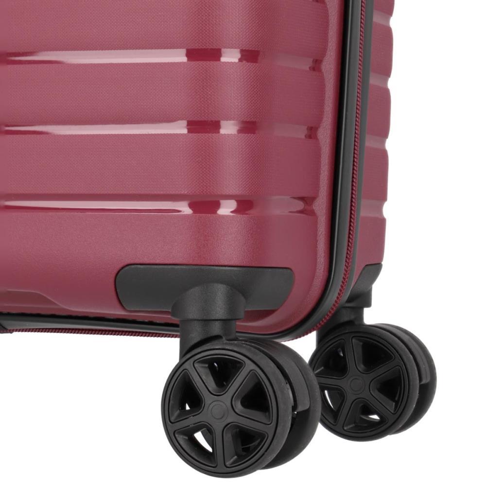 Travelite Trient Bordeaux 4-Doppelrollen Trolley S 55cm