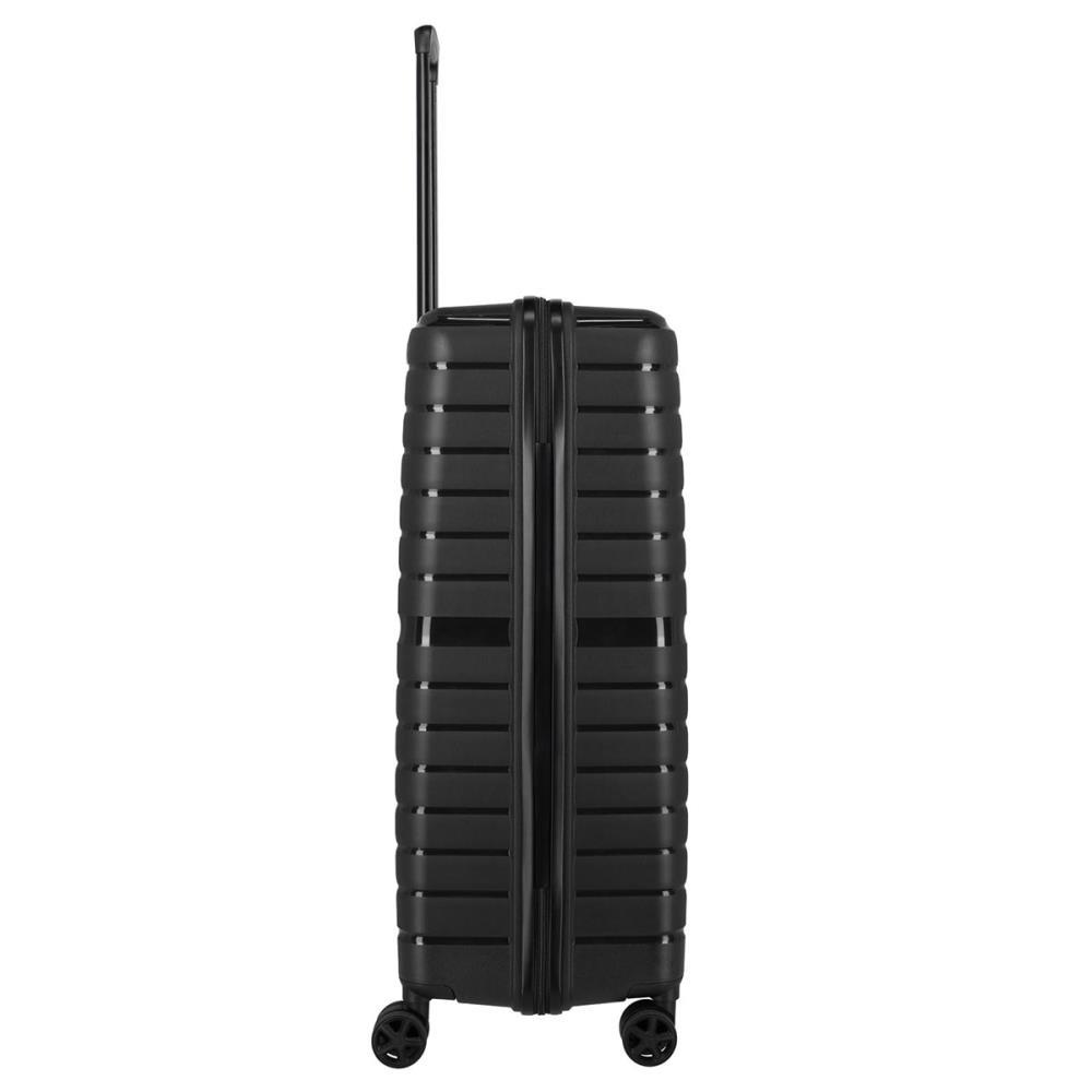 Travelite Trient Schwarz 4-Doppelrollen Trolley L 76cm