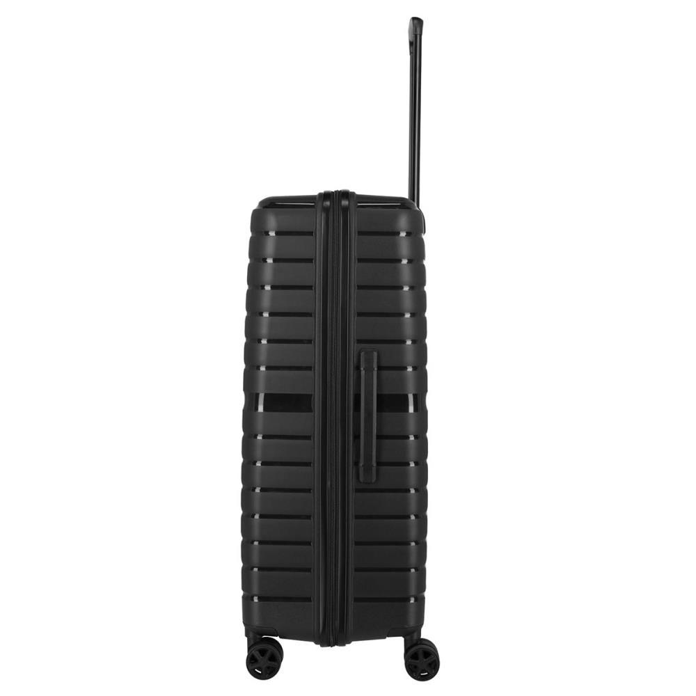 Travelite Trient Schwarz 4-Doppelrollen Trolley L 76cm