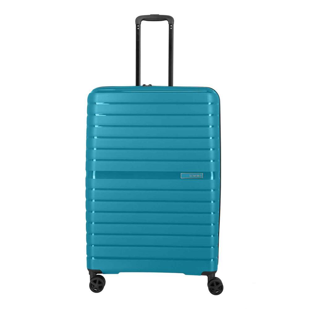 Travelite Trient Petrol 4-Doppelrollen Trolley L 76 cm
