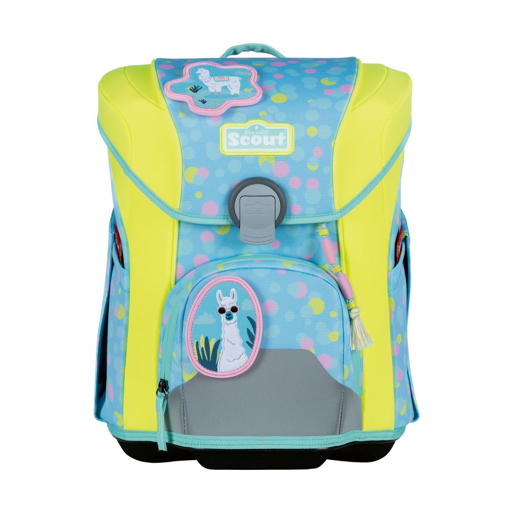 Scout Micro Lama Fun Schulranzen Set 4tlg.