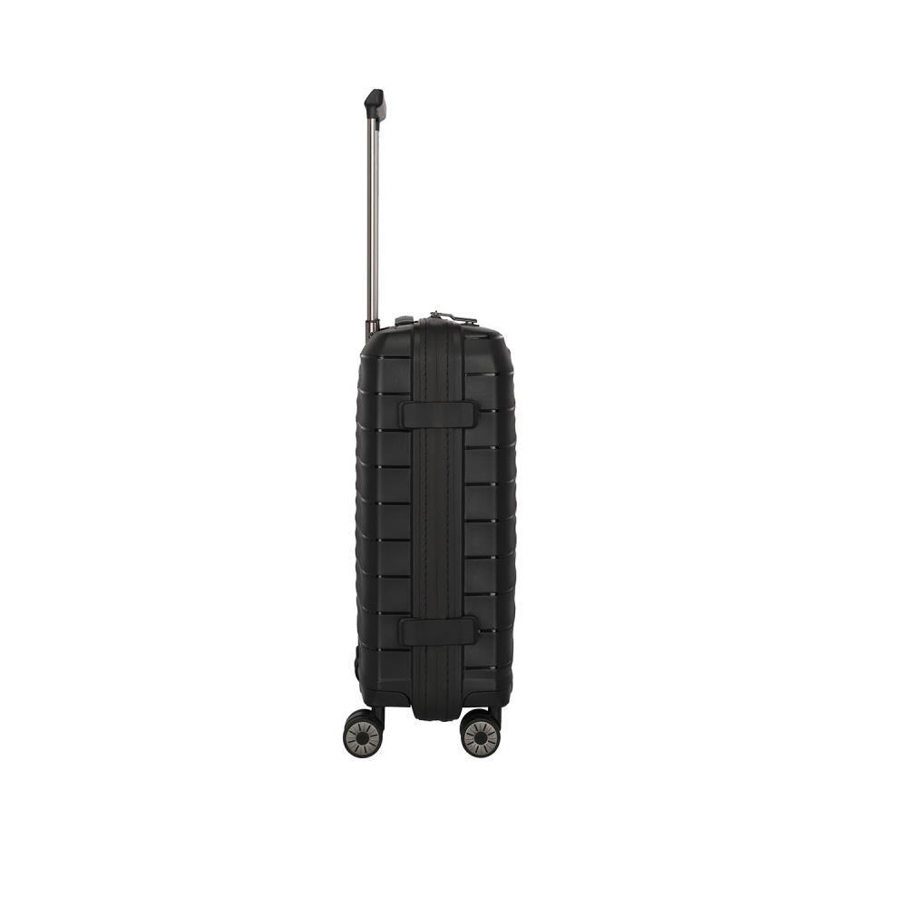Travelite Mooby Schwarz 4-Doppelrollen Trolley S 55cm