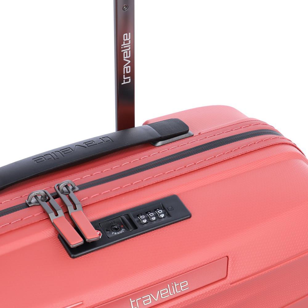 Travelite Mooby Rot 4-Doppelrollen Trolley S 55cm