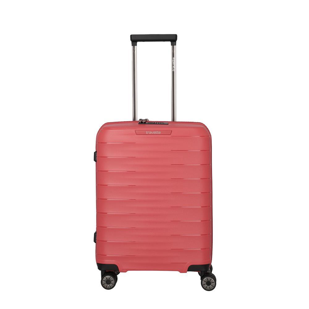 Travelite Mooby Rot 4-Doppelrollen Trolley S 55cm