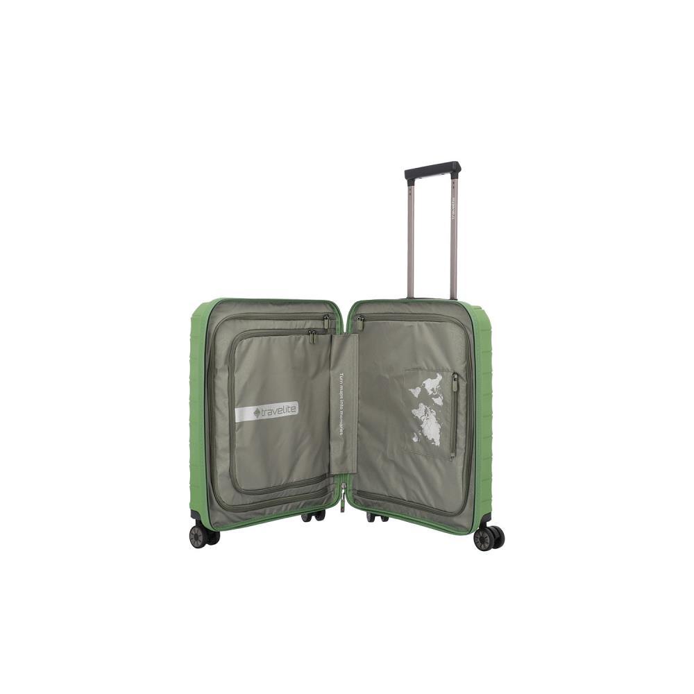 Travelite Mooby Grün 4-Doppelrollen Trolley S 55cm