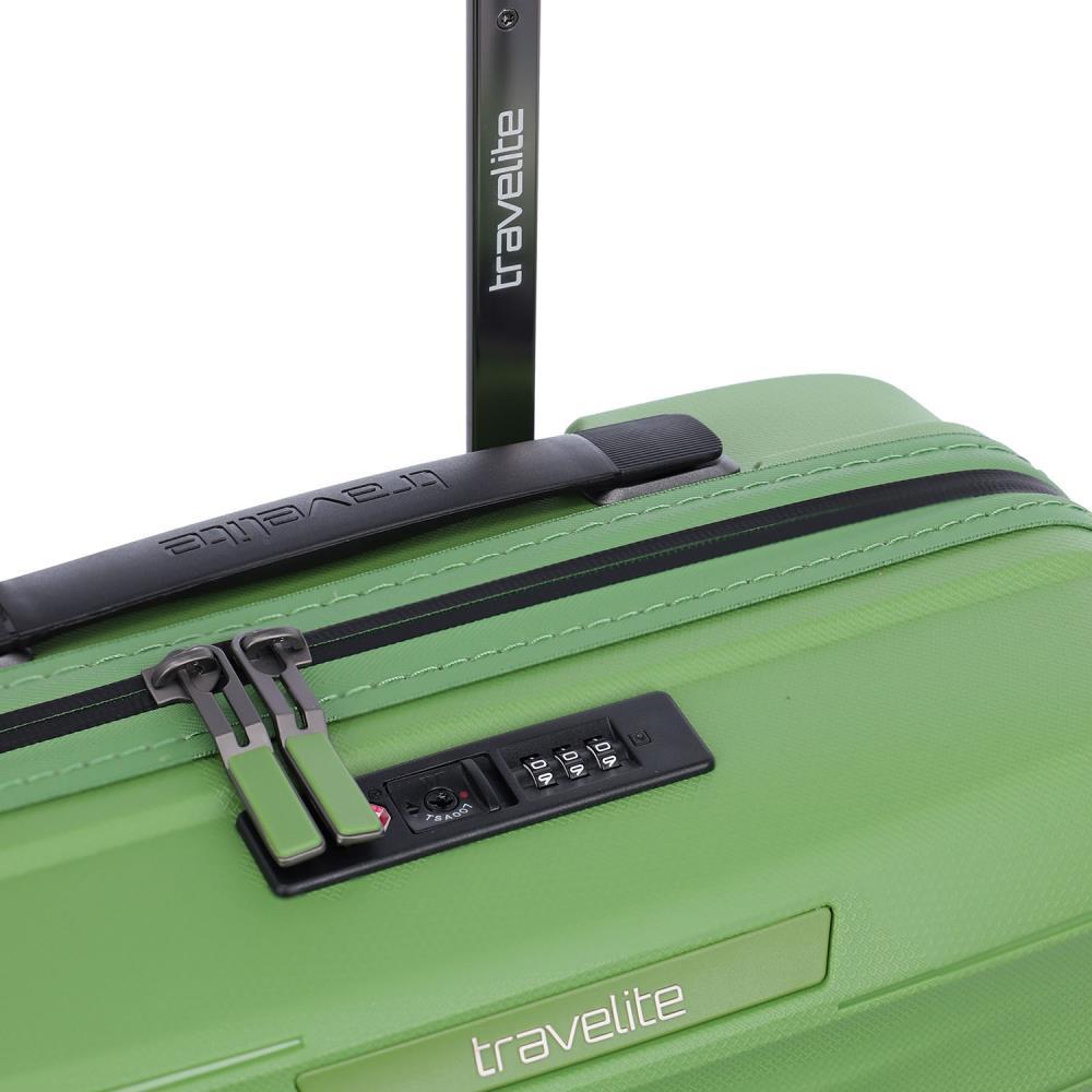 Travelite Mooby Grün 4-Doppelrollen Trolley S 55cm
