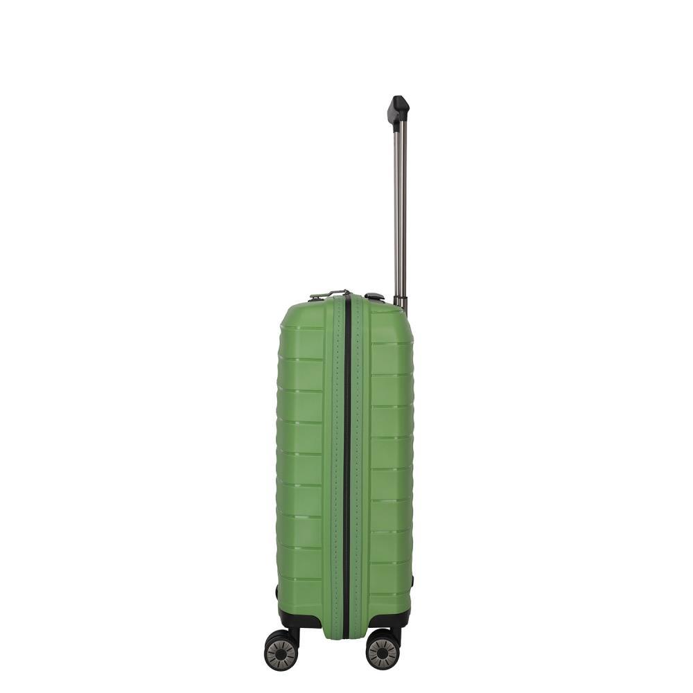 Travelite Mooby Grün 4-Doppelrollen Trolley S 55cm