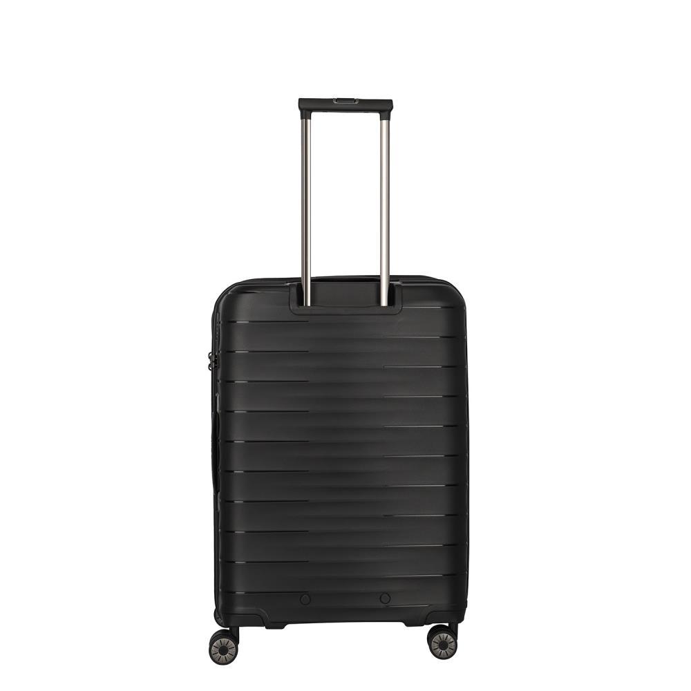 Travelite Mooby Schwarz 4-Doppelrollen Trolley M 66cm