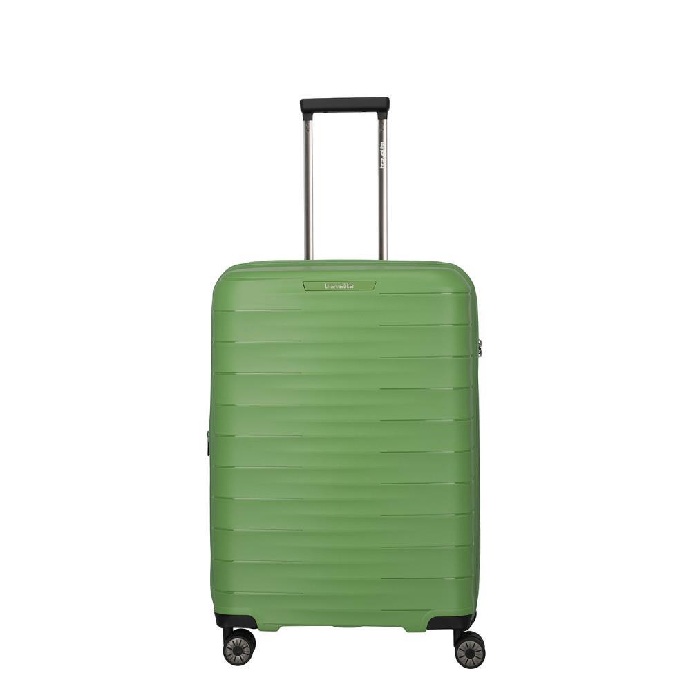 Travelite Mooby Grün 4-Doppelrollen Trolley M 66cm
