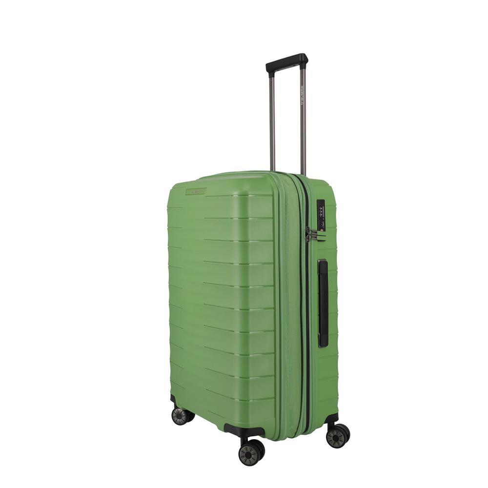 Travelite Mooby Grün 4-Doppelrollen Trolley M 66cm