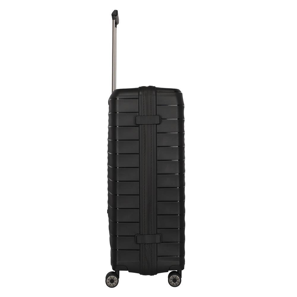 Travelite Mooby Schwarz 4-Doppelrollen Trolley L 77cm