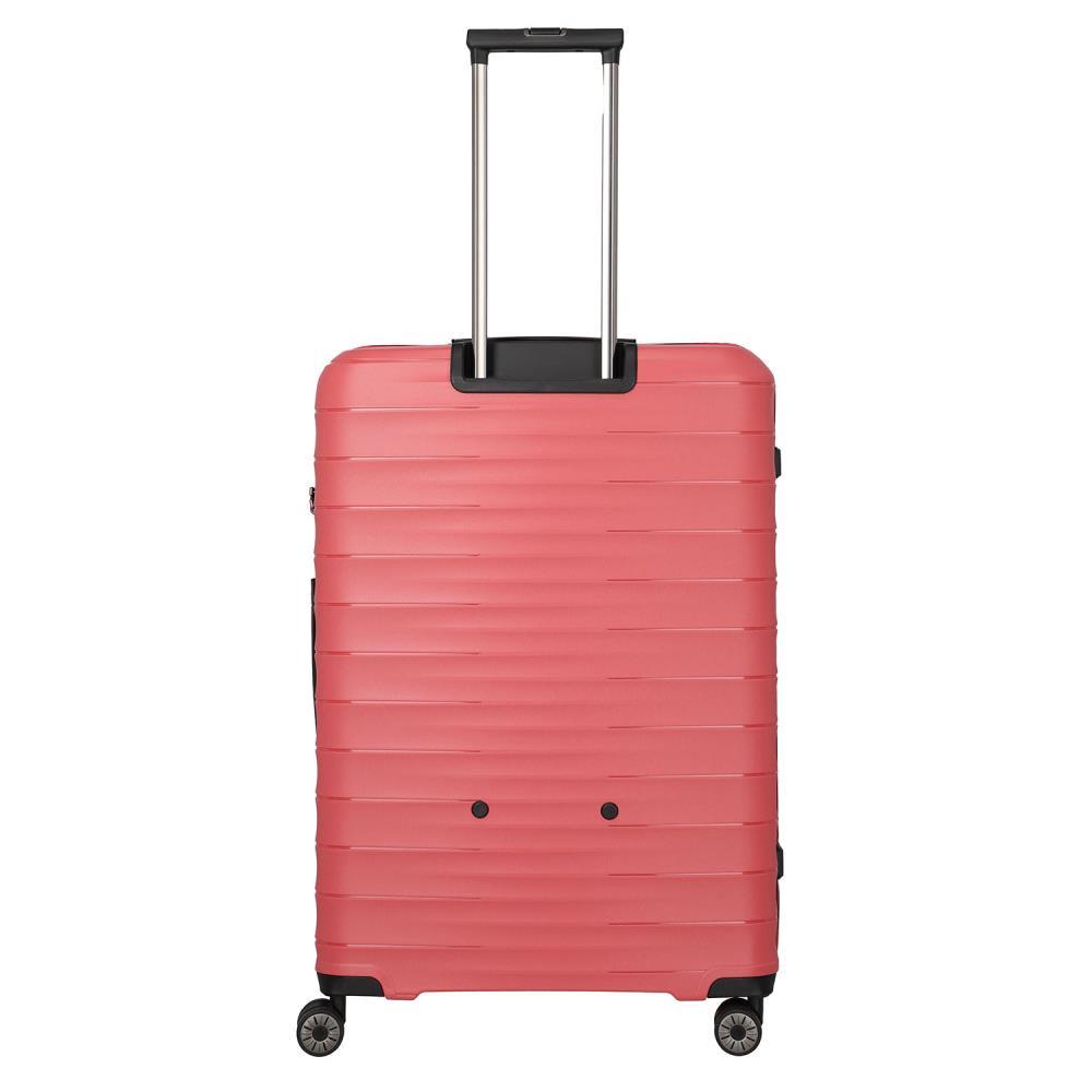 Travelite Mooby Rot 4-Doppelrollen Trolley L 77cm