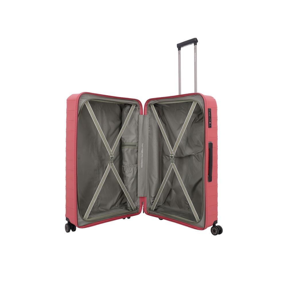 Travelite Mooby Rot 4-Doppelrollen Trolley L 77cm