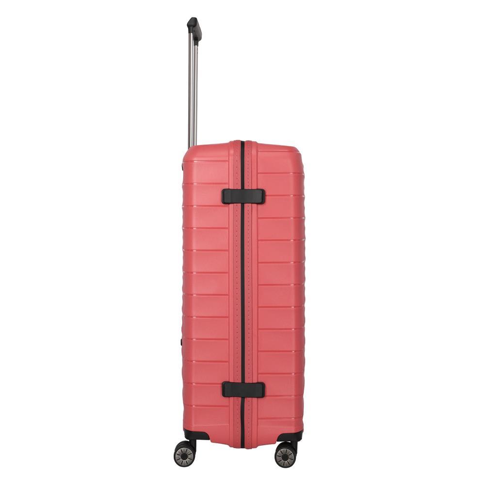 Travelite Mooby Rot 4-Doppelrollen Trolley L 77cm