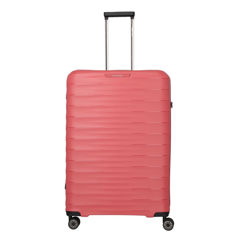 Travelite Mooby Rot 4-Doppelrollen Trolley L 77cm