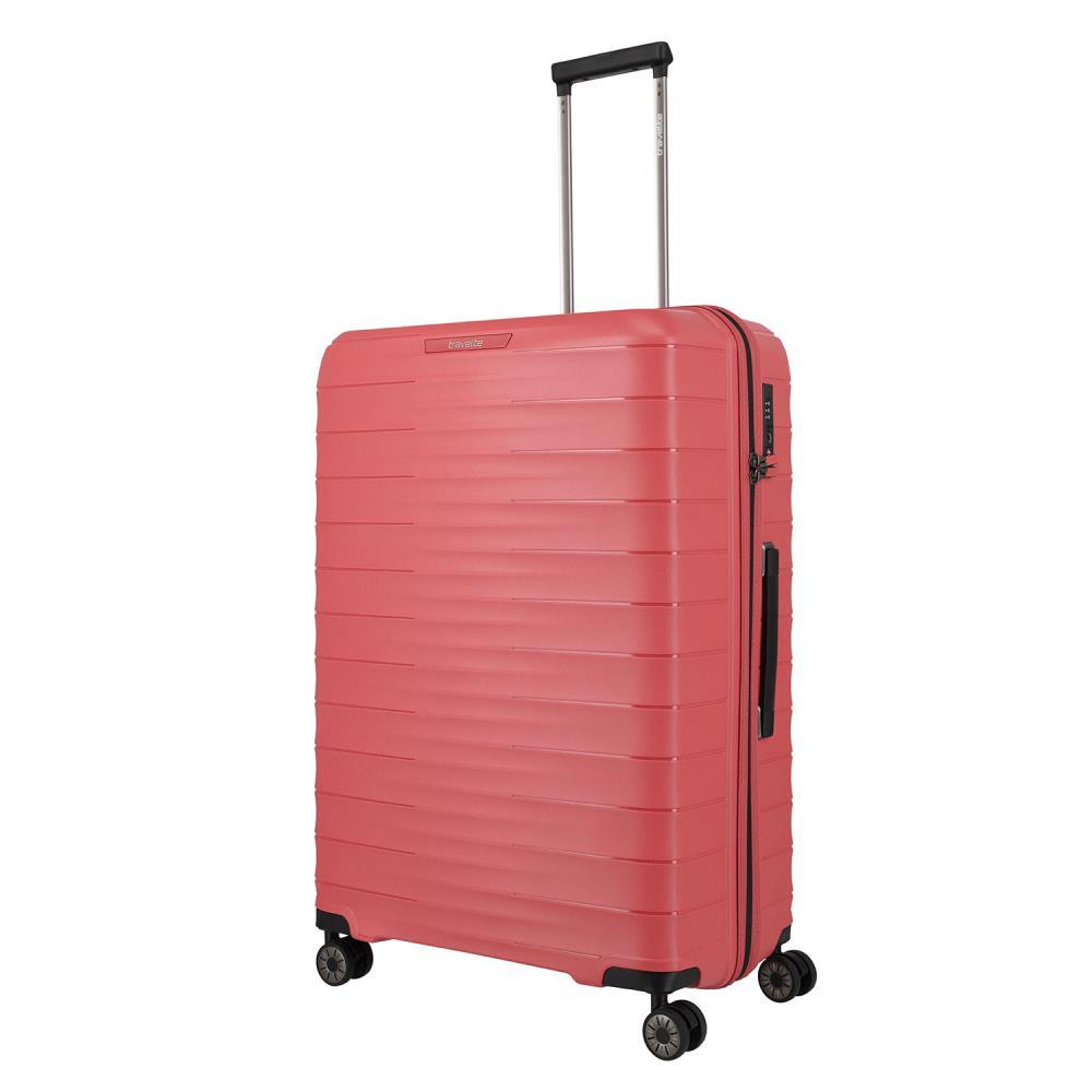 Travelite Mooby Rot 4-Doppelrollen Trolley L 77cm