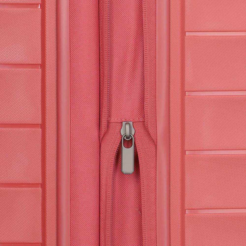 Travelite Mooby Rot 4-Doppelrollen Trolley L 77cm