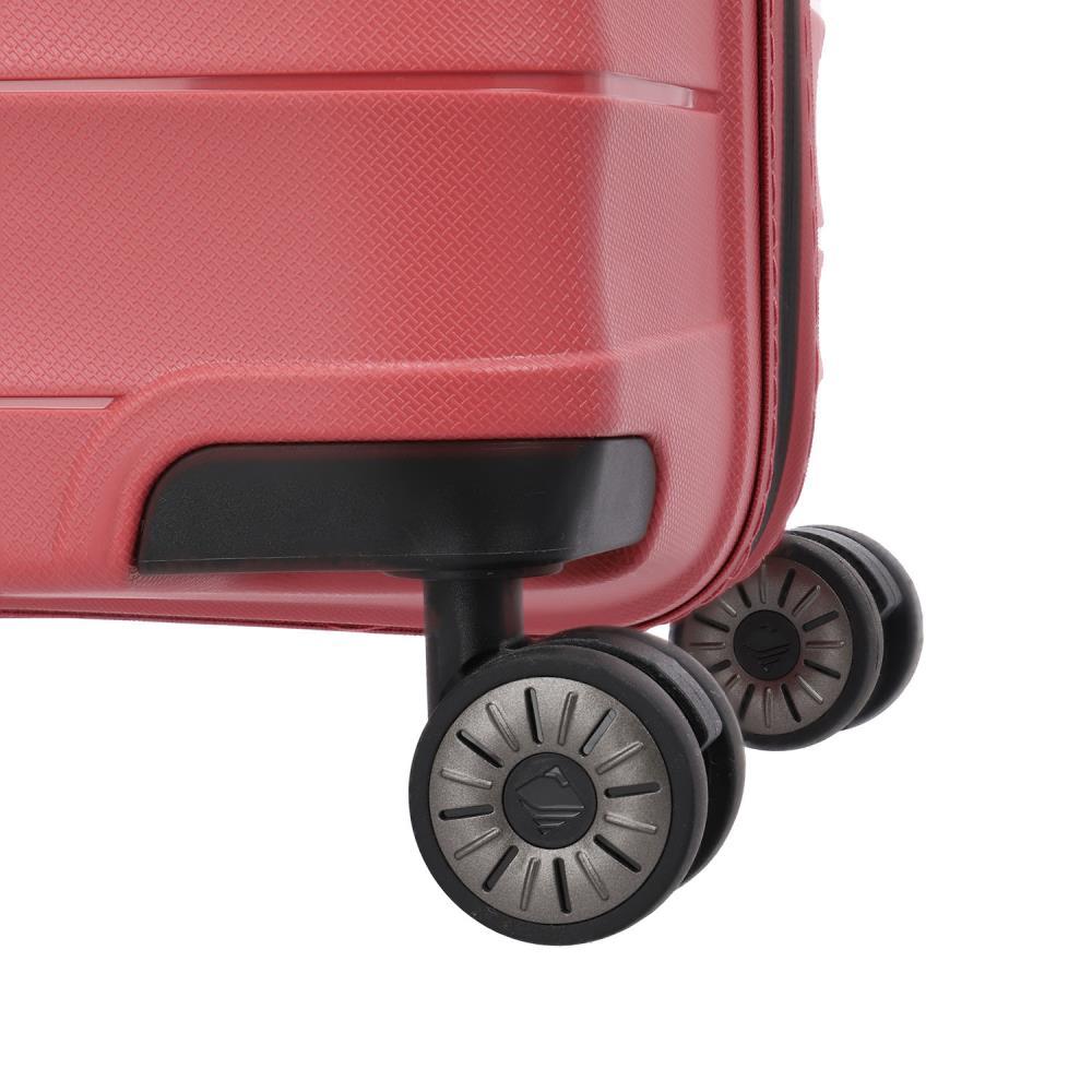 Travelite Mooby Rot 4-Doppelrollen Trolley L 77cm