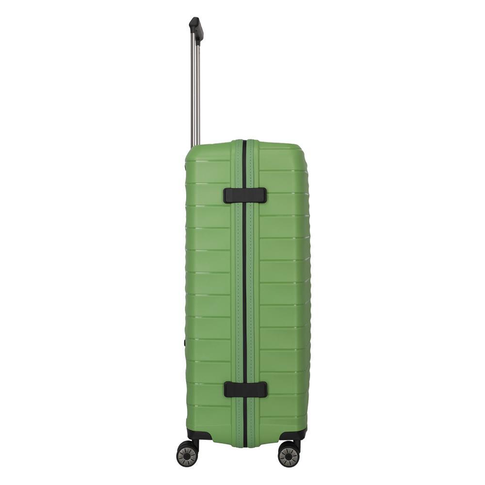 Travelite Mooby Grün 4-Doppelrollen Trolley L 77cm