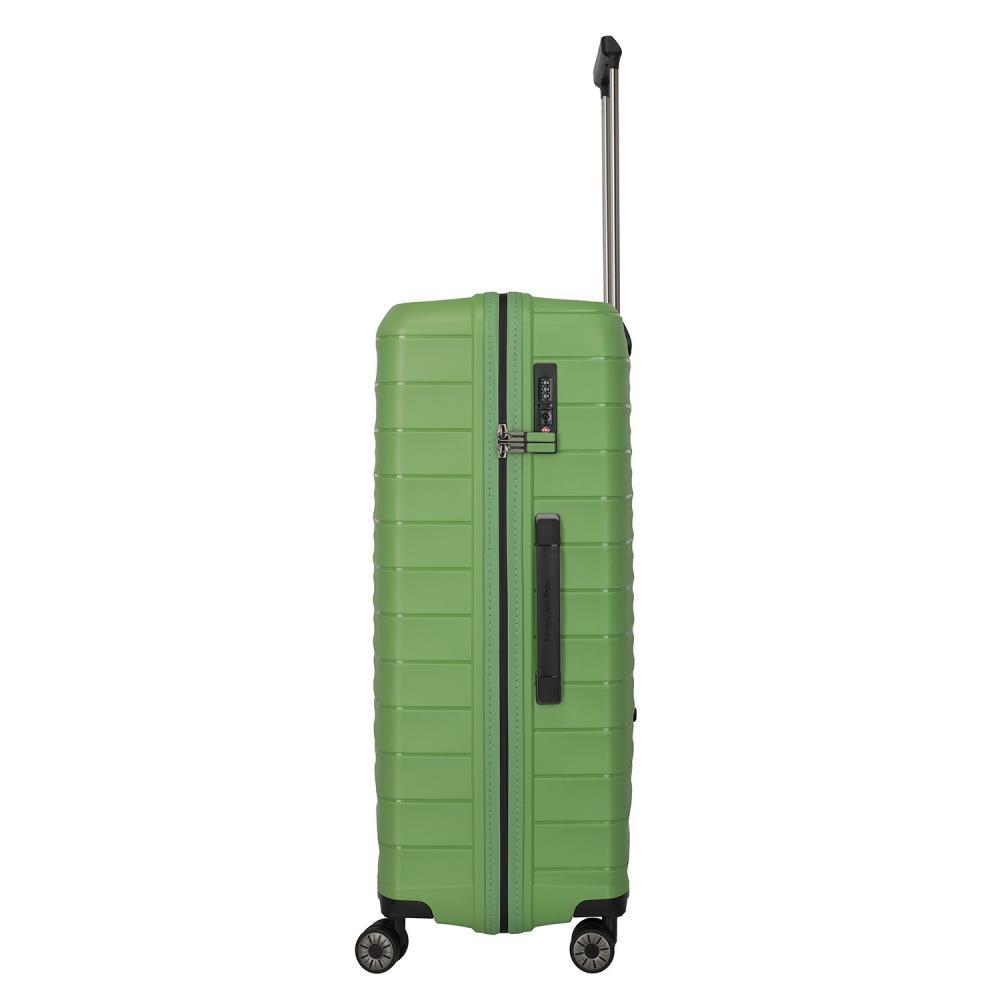 Travelite Mooby Grün 4-Doppelrollen Trolley L 77cm