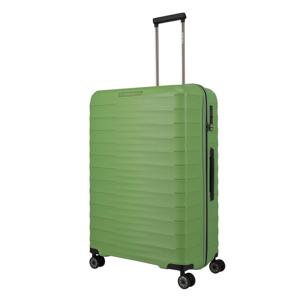 Travelite Mooby Grün 4-Doppelrollen Trolley L 77cm