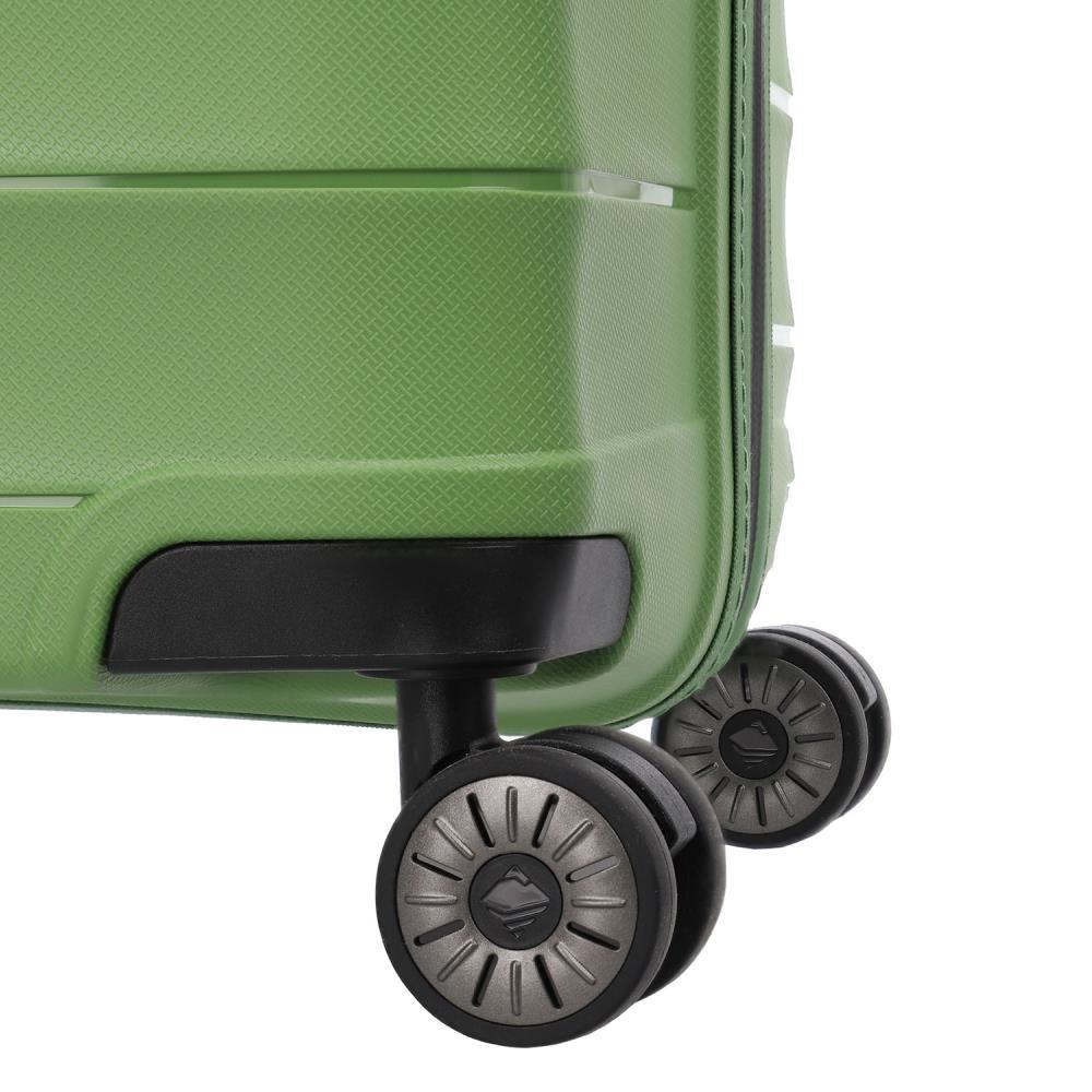 Travelite Mooby Grün 4-Doppelrollen Trolley L 77cm