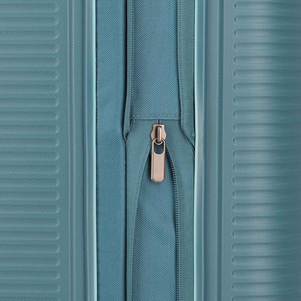 Travelite Roomer Trunk Aqua 4-Doppelrollen Trolley L 78cm